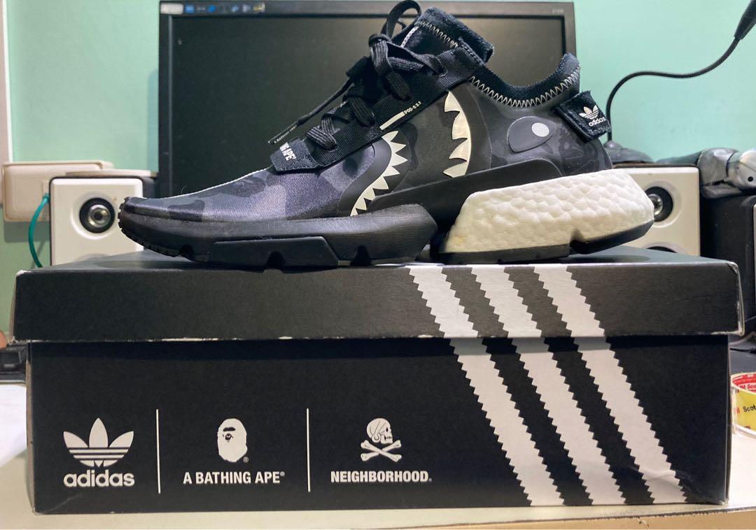 Adidas X Bape X Neighborhood POD
