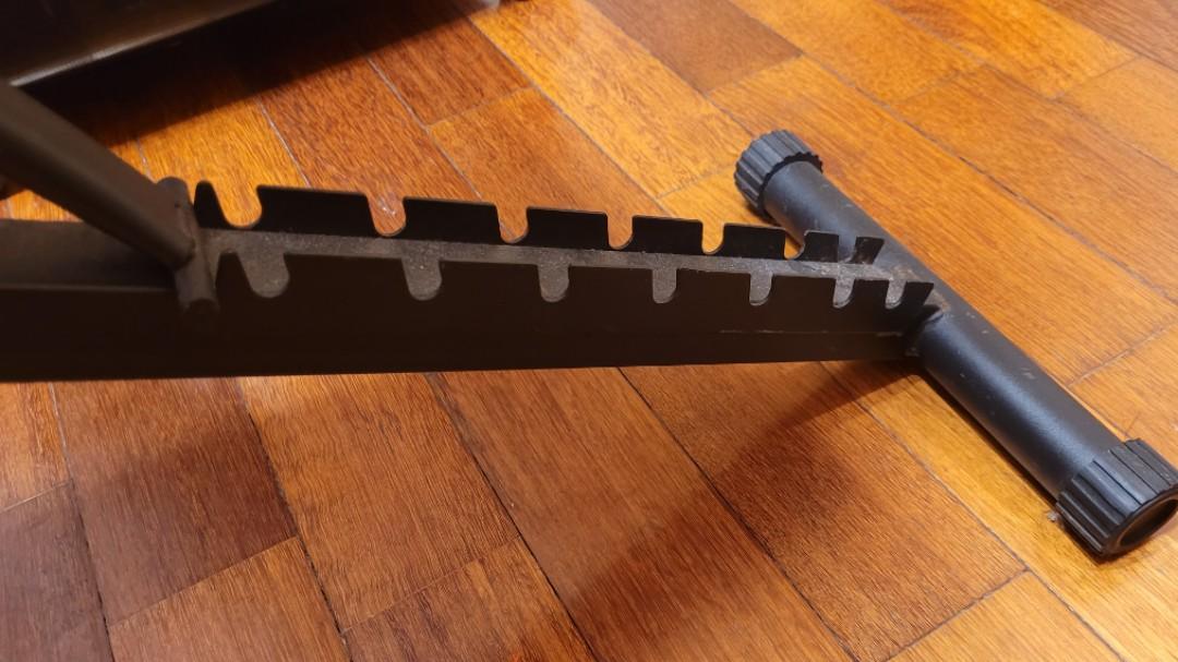 Adjustable Gym Bench (with arm rest for preacher curls), Sports