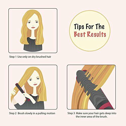 Asavea hair clearance straightener brush 3.0