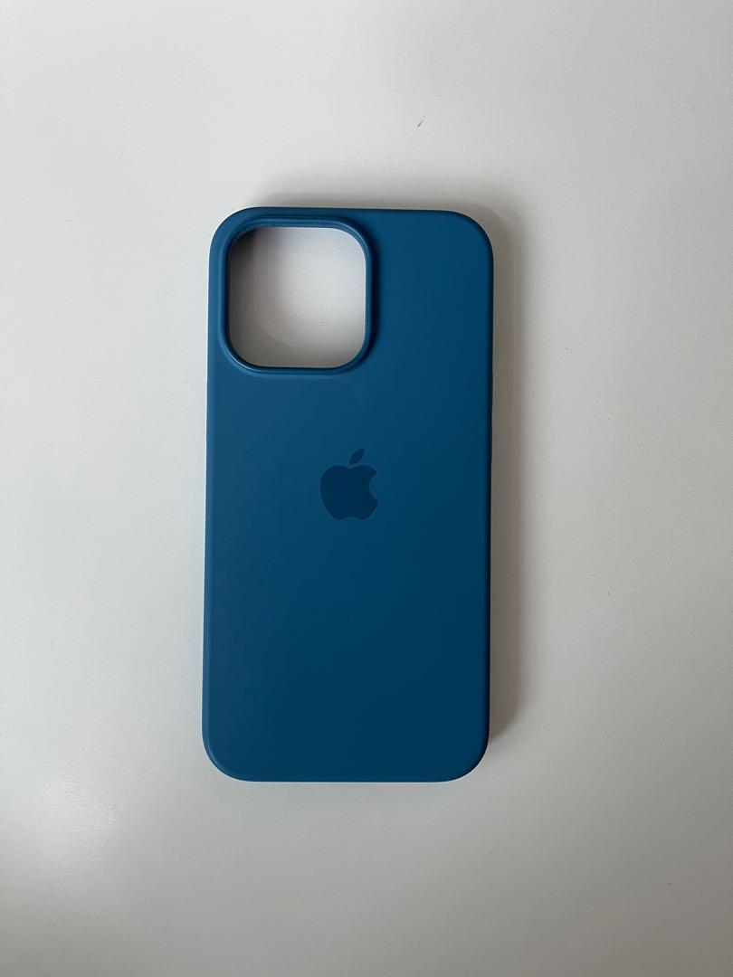 Authentic IPhone 13 Pro Apple MagSafe Silicone case Blue Jay, Mobile