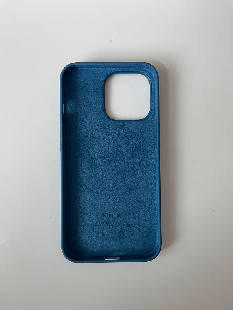 Authentic IPhone 13 Pro Apple MagSafe Silicone case Blue Jay, Mobile