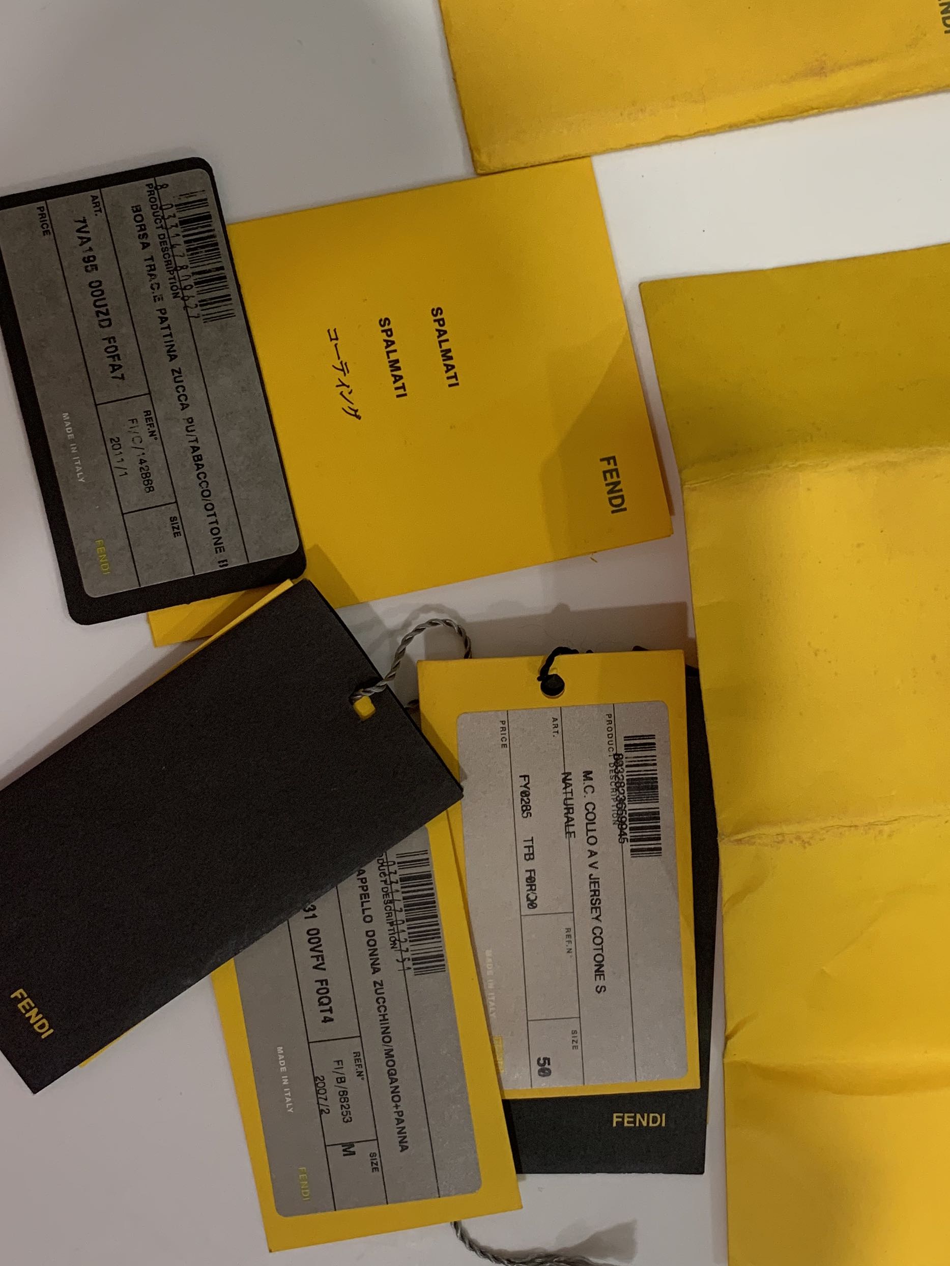 Fendi authenticity card online