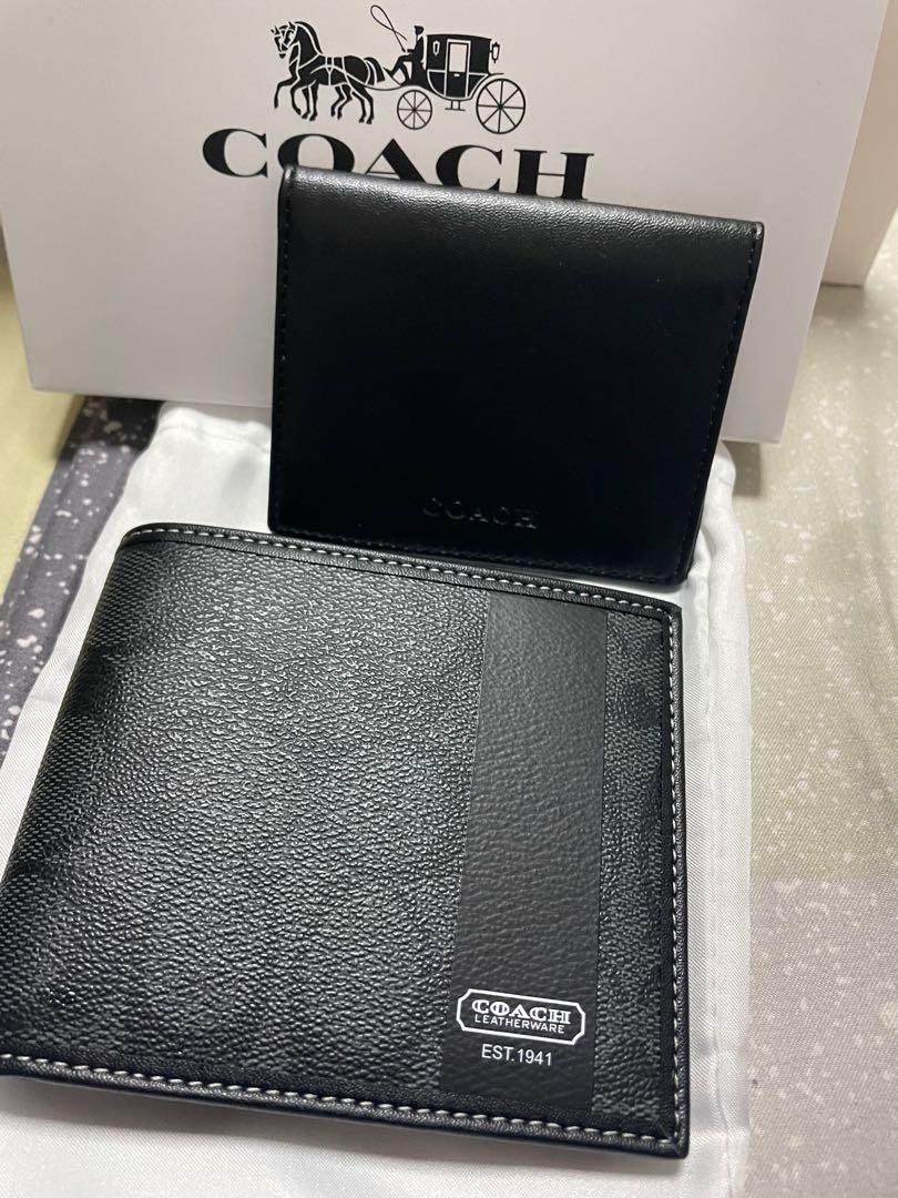 READY STOCK F75910 Coach Wallet monogram, Men's Fashion, Watches &  Accessories, Wallets & Card Holders on Carousell