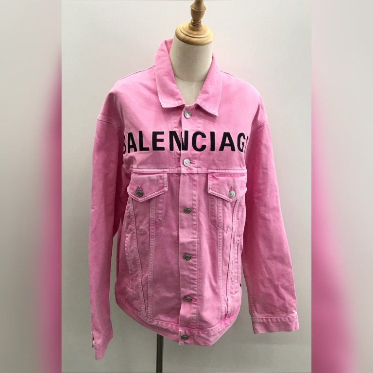 pink balenciaga jacket