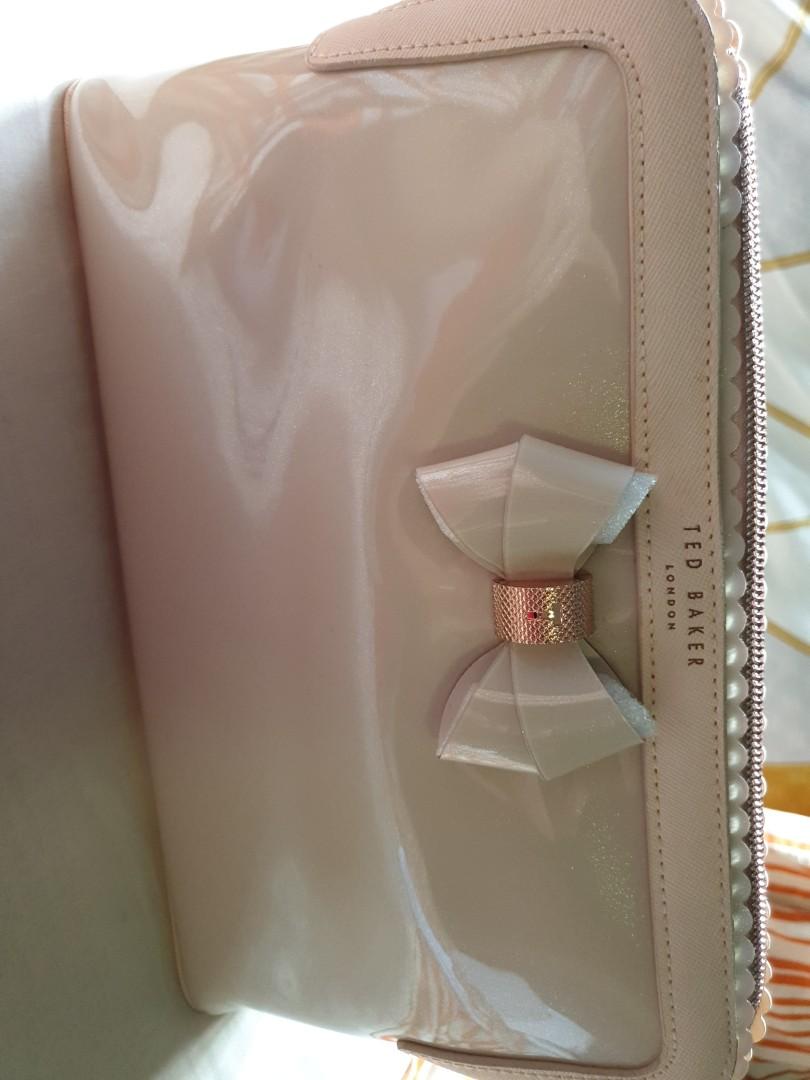 ted baker nude clutch bag