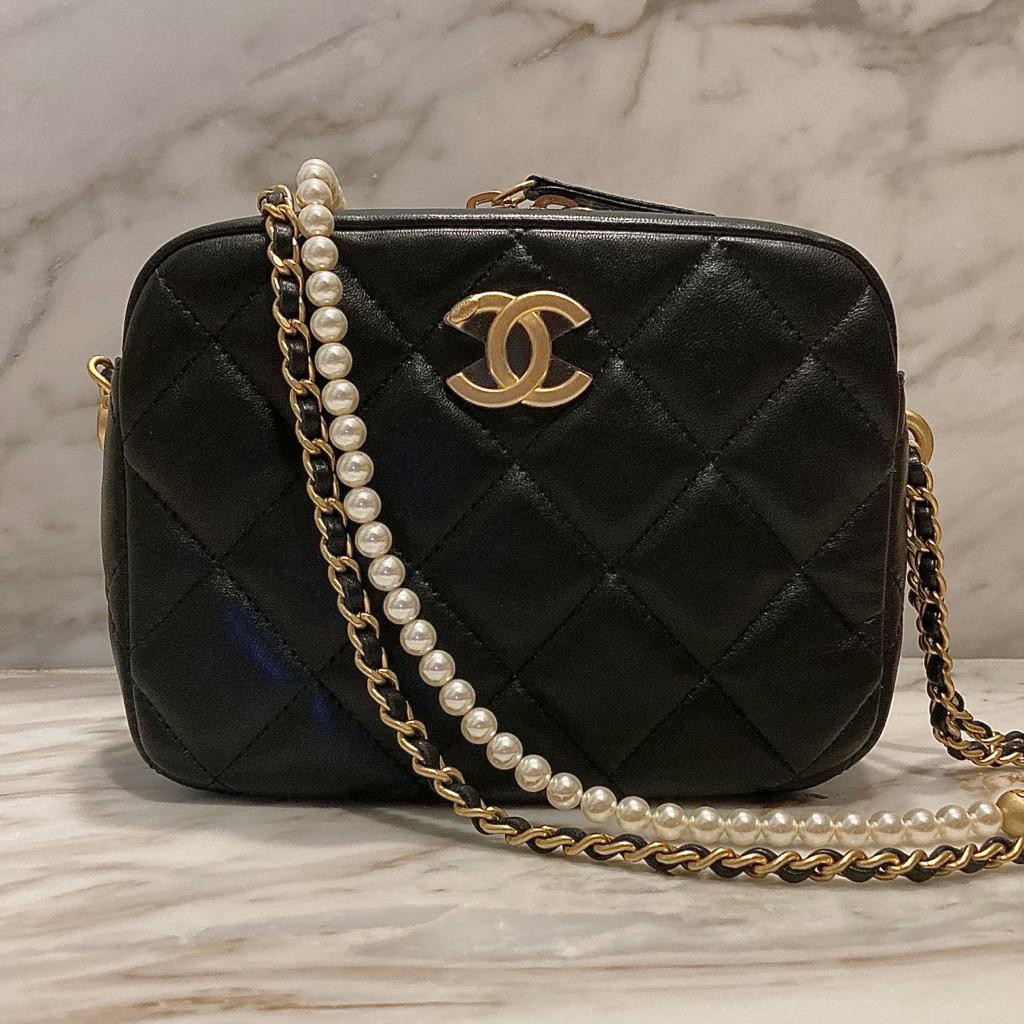 Lowest price in town : BNIB Chanel Mini Camera Case (Limited edition),  Luxury, Bags & Wallets on Carousell