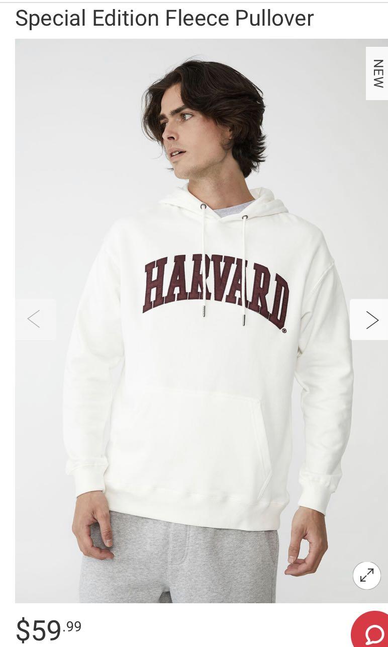 BNWT Cotton On Harvard Oversized White Hoodie