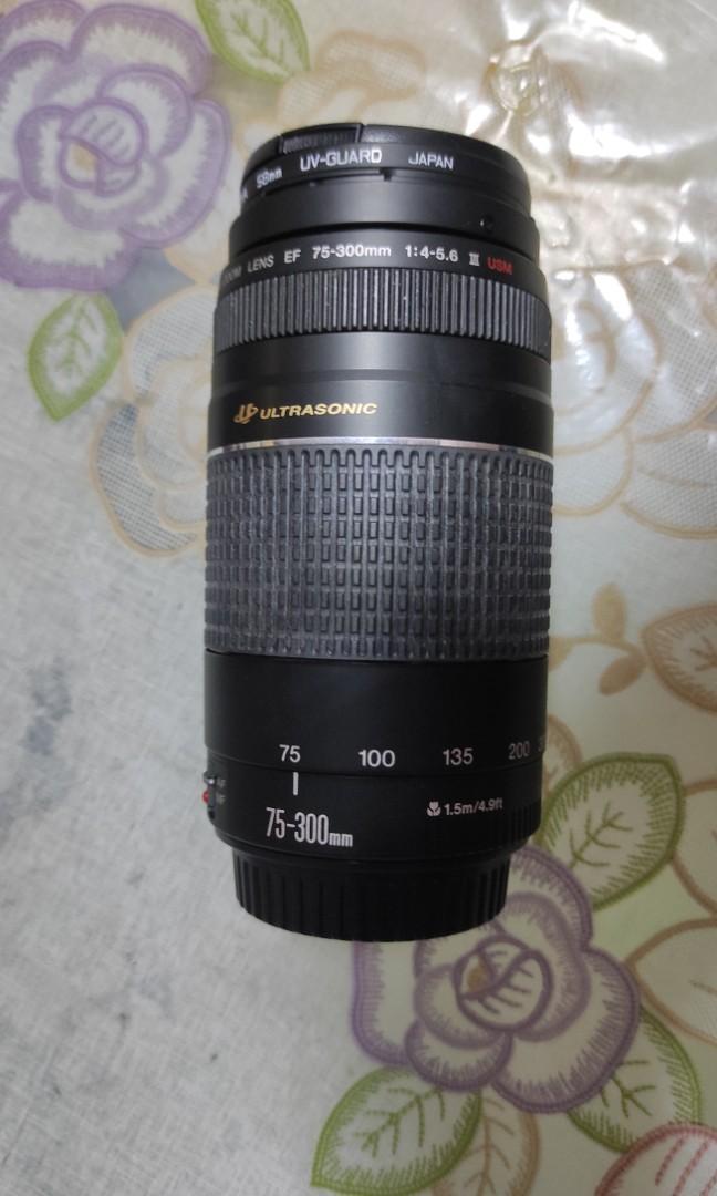 Canon 75 300 Mm Zoom Lens Photography Lens Kits On Carousell