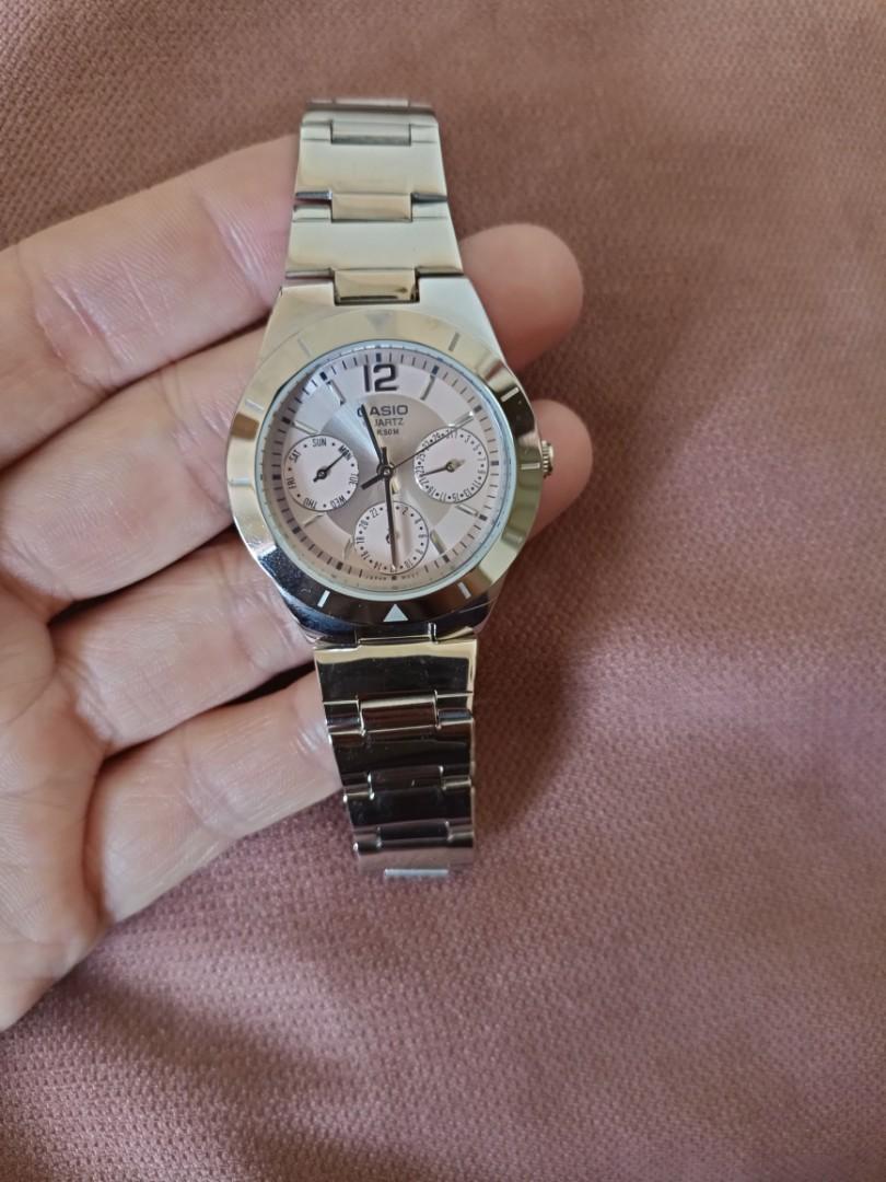 Casio women's stainless steel watch deals