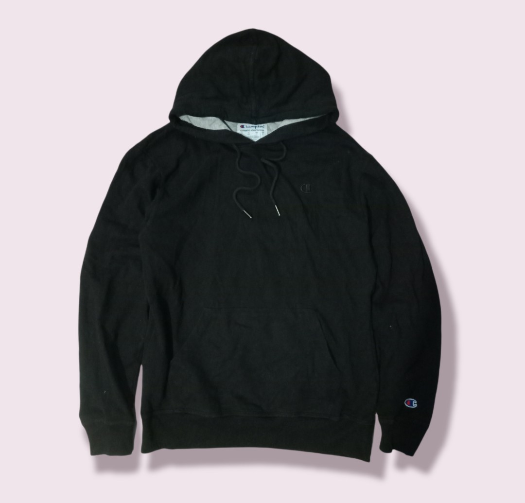 CHAMPION TRIPLE BLACK HOODIE