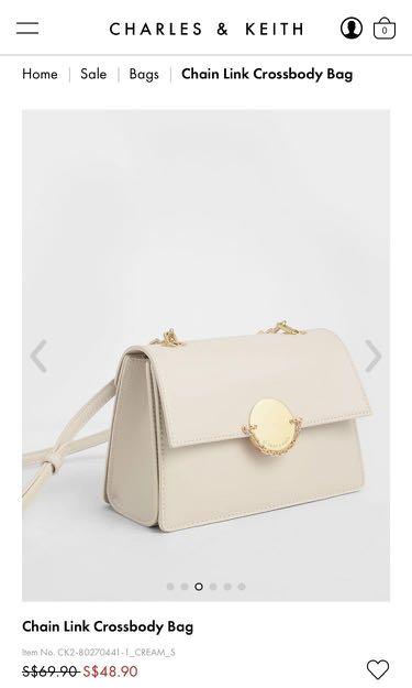 Chain link sales crossbody bag