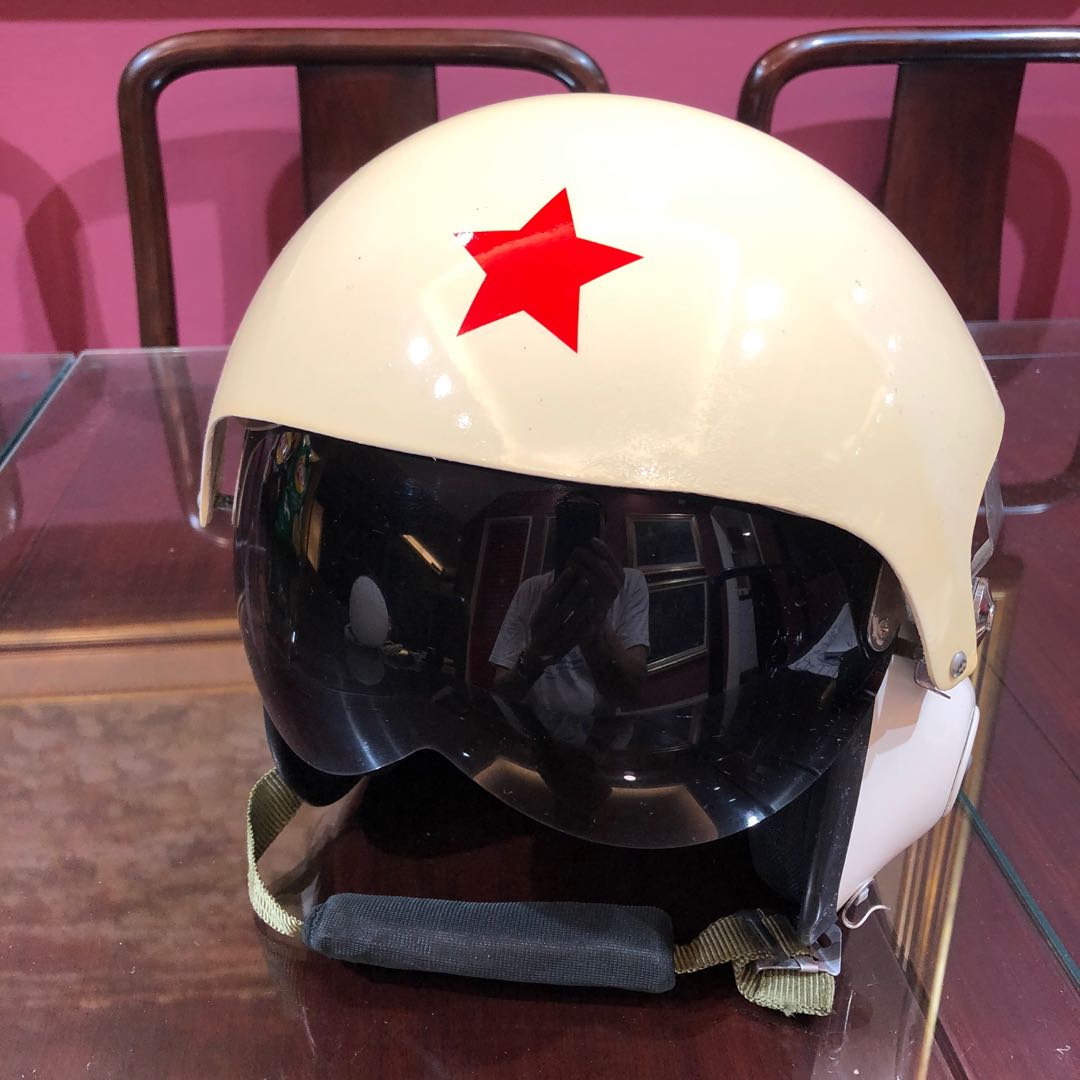chinese fighter pilot motorcycle helmet Original Cold War Air Force Tk-2 Flying International Military Antiques CHINESE TK-2A MIG FIGHTER JET