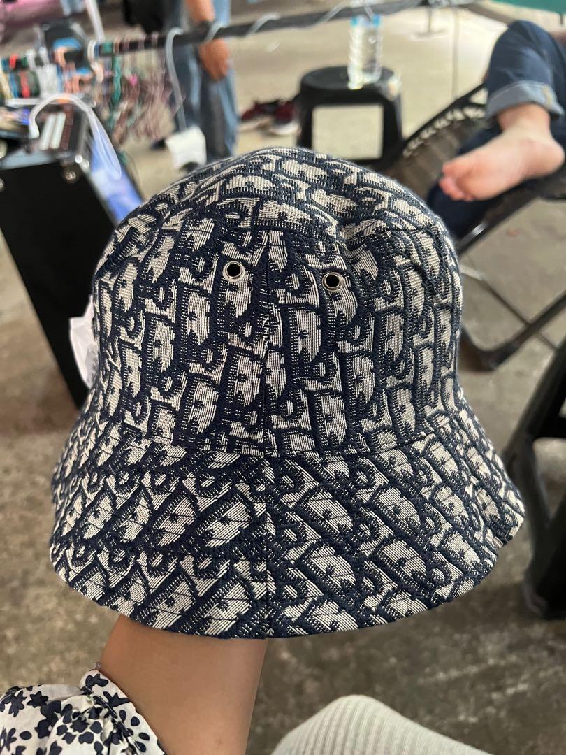 Dior Off White Cotton Baseball Cap With CD Buckle  Grailed