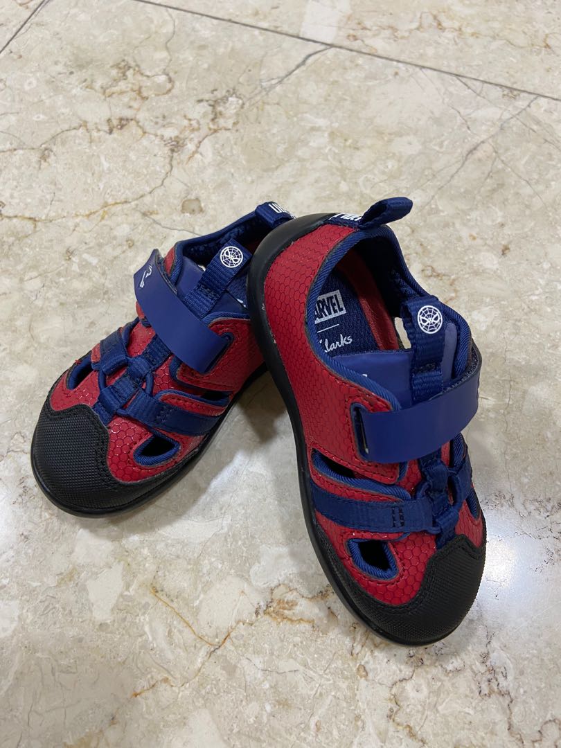 NEW Clarks Shoes Marvel Spiderman Edition