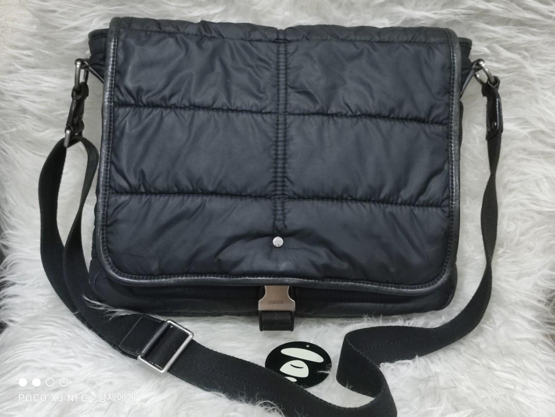 Coach nylon messenger bag