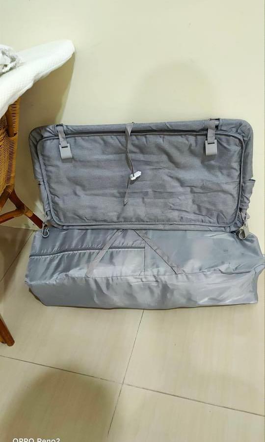 comfy baby exclusive travel cot (FOC memory foam topper), Babies & Kids, Cots & Cribs on Carousell