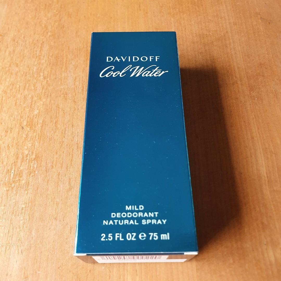 DAVIDOFF COOL WATER MILD DEODORANT NATURAL SPRAY, Beauty & Personal