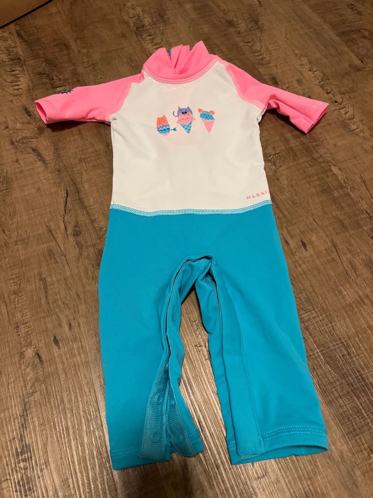 Decathlon baby swimsuit, Babies & Kids, Babies & Kids Fashion on Carousell