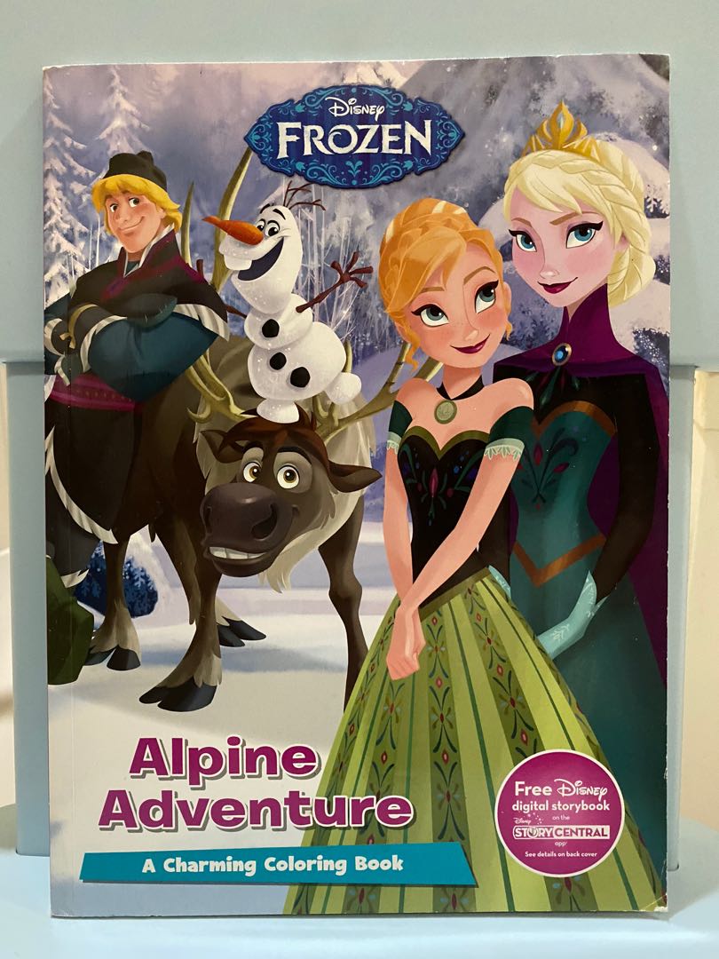 Disney Frozen - A charming coloring book, Books & Stationery ...