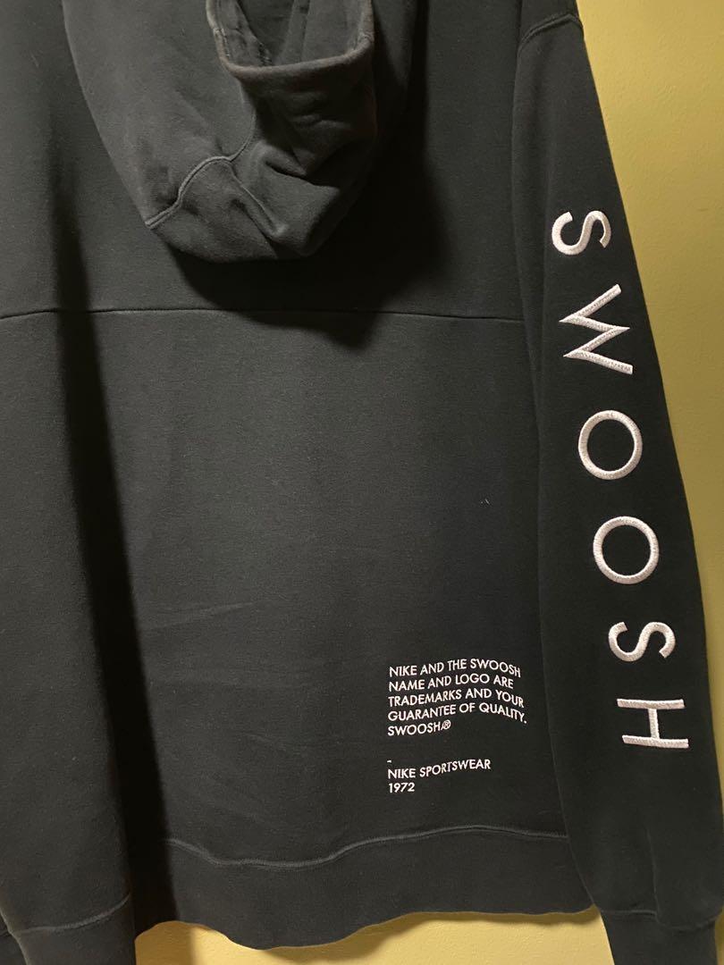 Double Swoosh Nike Zip Hoodie (Category: Coats, Jackets and Outerwear) located in Quezon City. Submitted by dane.a (Listing ID 1133580429, Image 3). Description: No Issue, still in superb condition. Size: fits Large to XL (size on tag XL) .