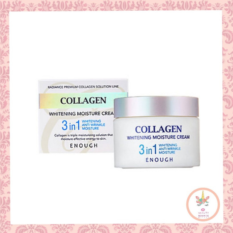 ENOUGH COLLAGEN 3 IN 1 WHITENING MOISTURE CREAM 50g, Beauty & Personal ...