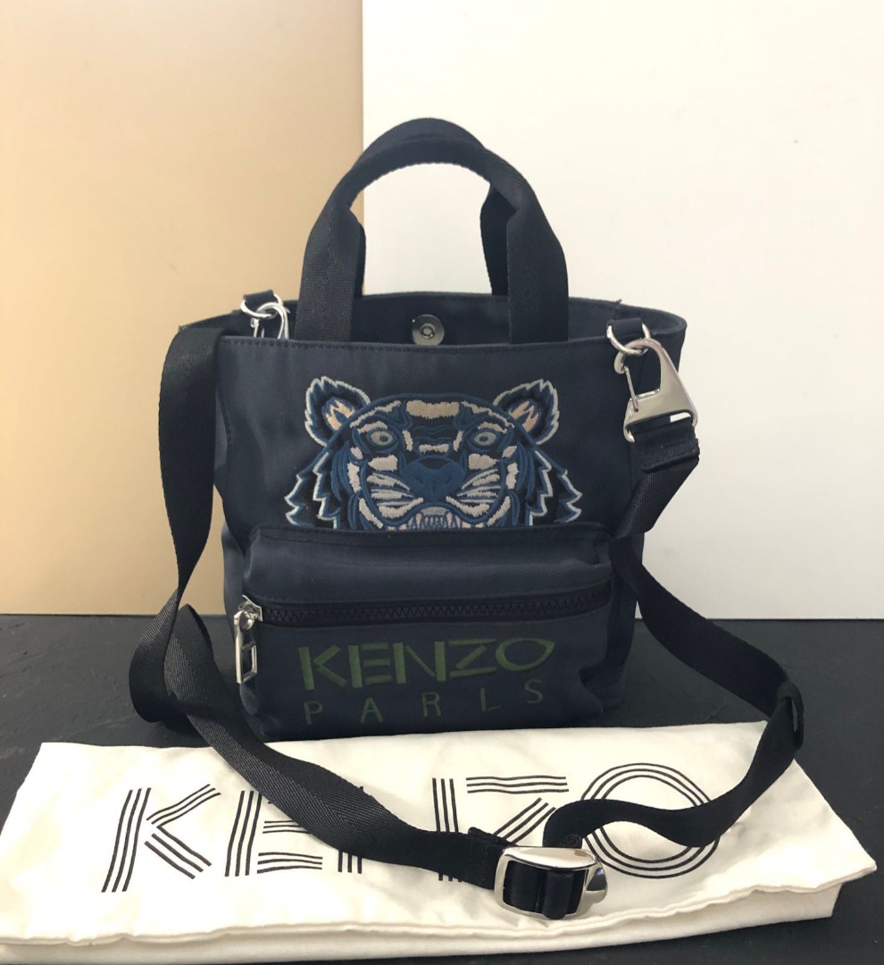 Fast Sale 2nd Kenzo Tiger Tote Bag sz 19 26 x 20 cm with strap and dustbag Nett Exclude ongkir