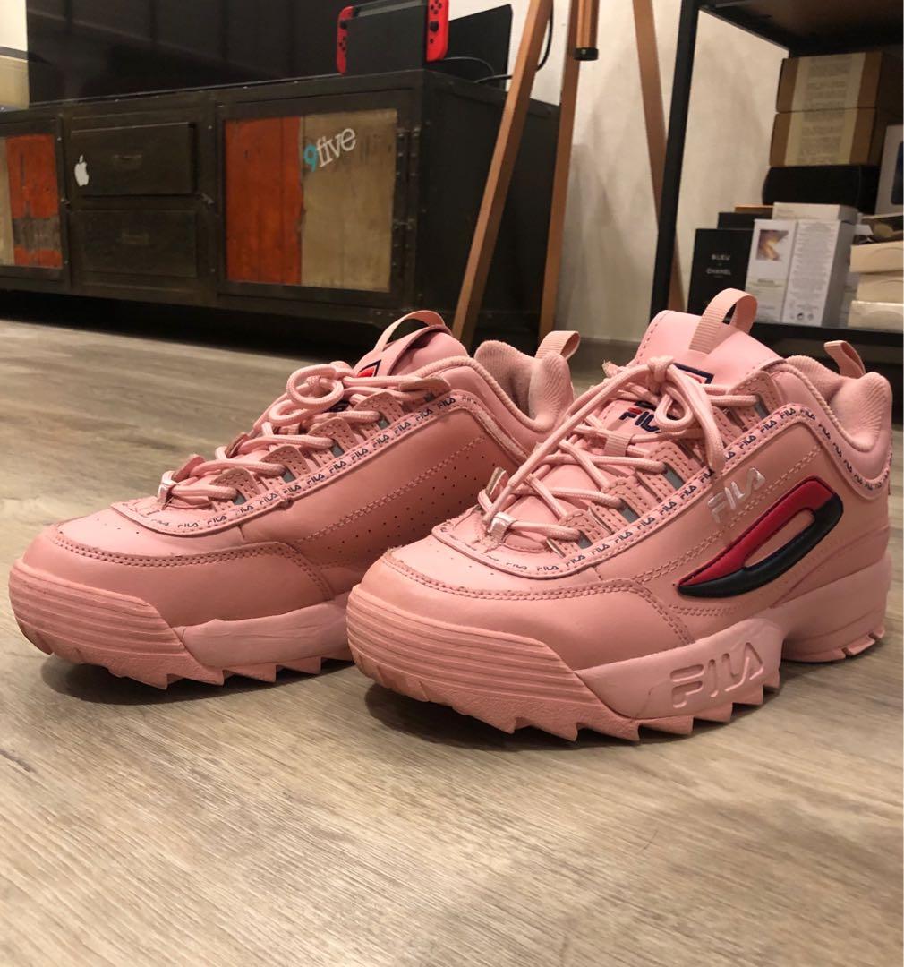 Fila Disruptor Script Pink Sneakers
