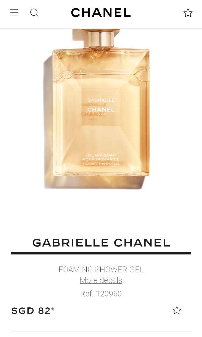 Gabrielle Chanel Foaming Shower Gel 200ml, Beauty & Personal Care, Bath &  Body, Bath on Carousell