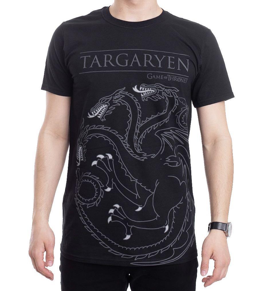 Game Of Thrones - Targaryen House Sigil - T-Shirt, Men's Fashion, Tops &  Sets, Tshirts & Polo Shirts on Carousell