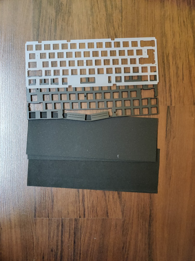 Gk64 60 custom mechanical keyboard pc plate poron foam pe foam case