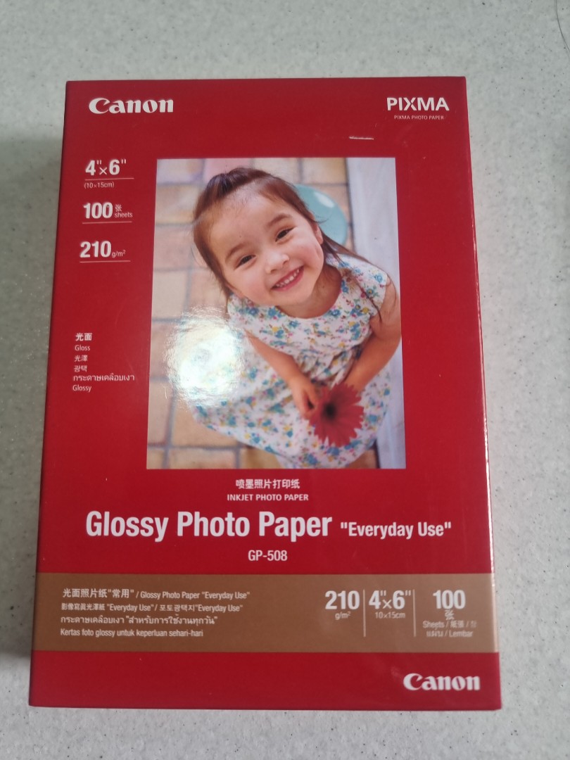 Glossy Photo paper Canon PIXMA, Photography, Photography Accessories
