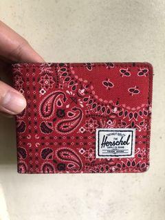 Herschel Red Paisley Hank Wallet