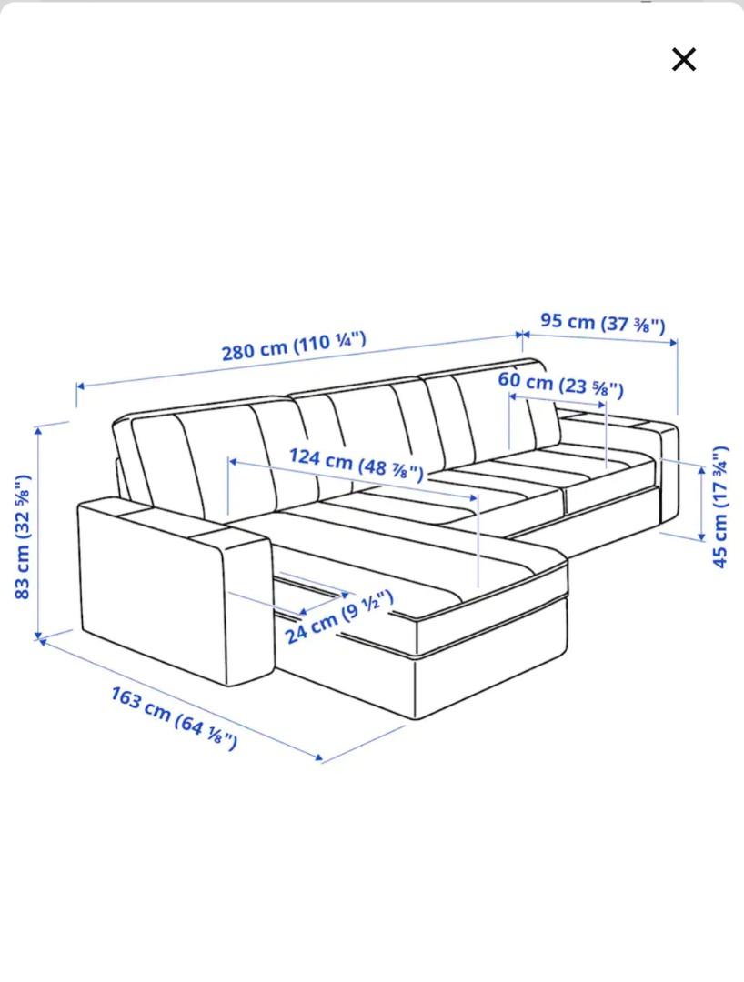 IKEA sofa in good condition., Furniture & Home Living, Furniture, Sofas