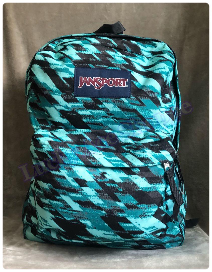 Jansport superbreak aqua dash online