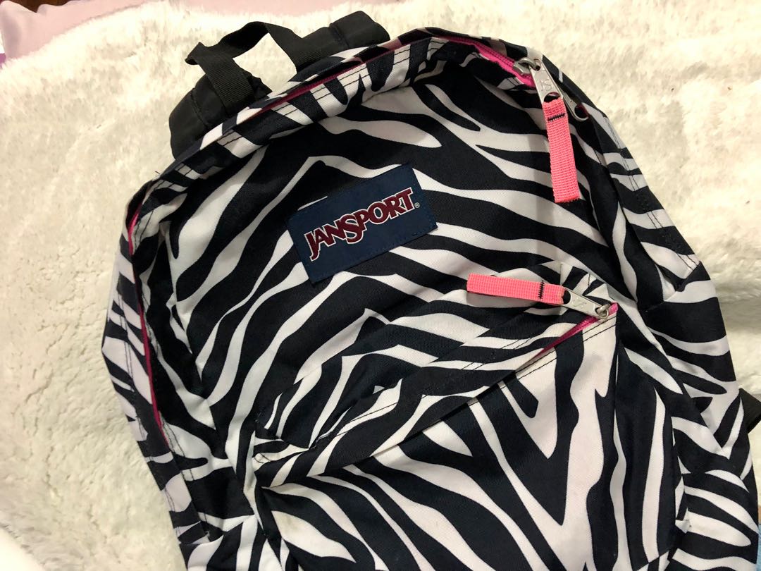 Zebra backpack sales
