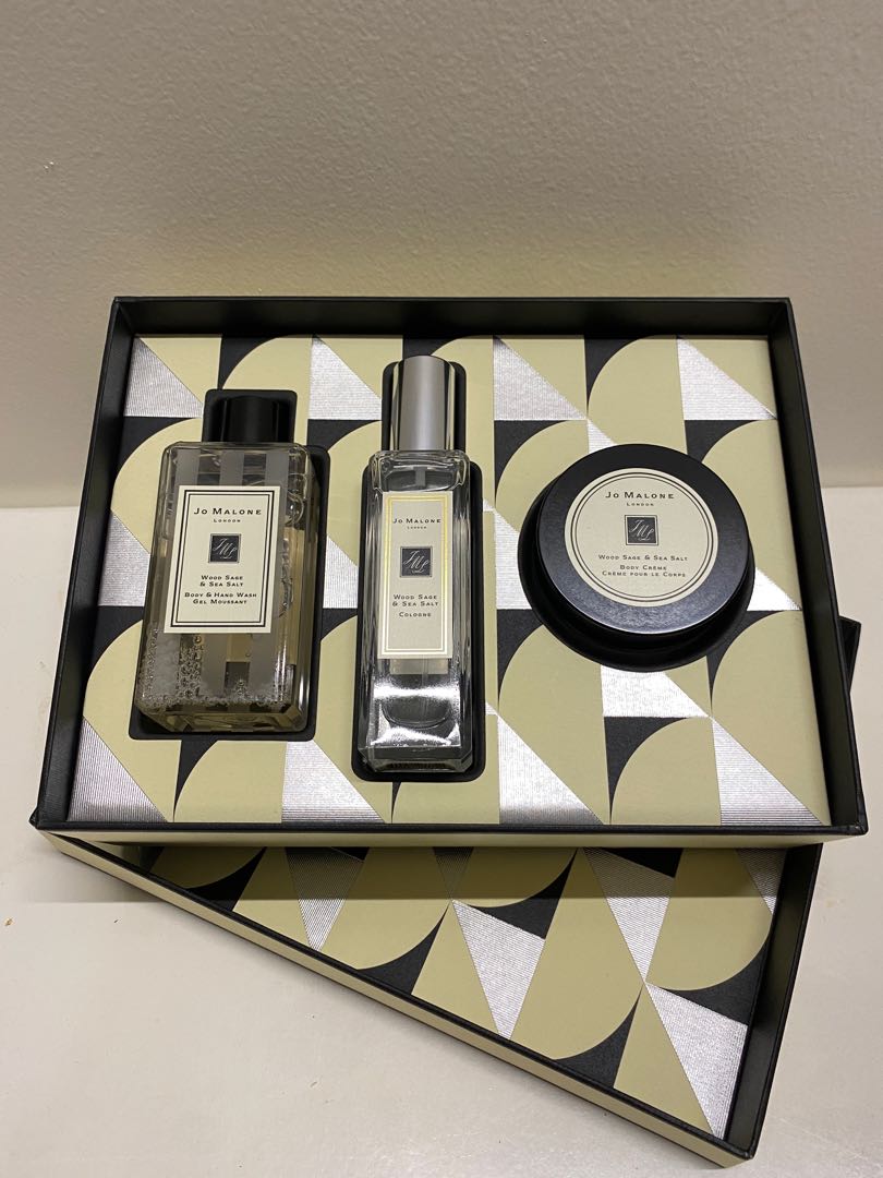 Jo Malone Gift Set wood sage & sea salt, Beauty & Personal Care