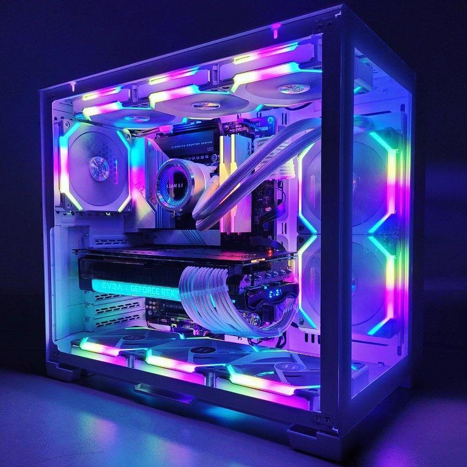 Kenkel Custom Desktop Showcase Lian Li O11 Mini Snow W Intel k On Gigabyte Z690 Aero Rtx 3080 Ti Computers Tech Parts Accessories Computer Parts On Carousell