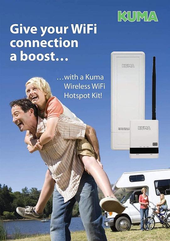 "KUMA Wifi Hotspot Booster Kit WiFi Signal Extender with Router