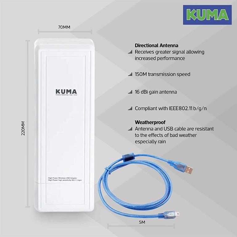 "KUMA Wifi Hotspot Booster Kit WiFi Signal Extender with Router