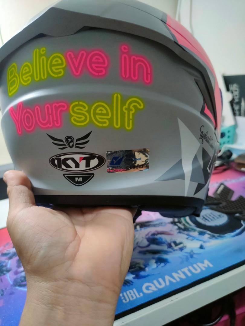 Kyt nfj (m size) lta approval helmet, Motorcycles, Motorcycle