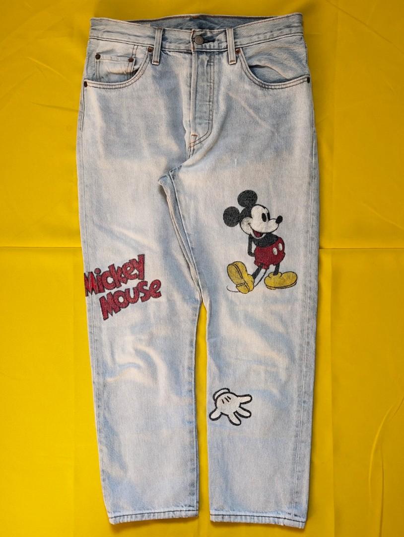 LEVIS 501 - PREMIUM BIG E x DISNEY MICKEY MOUSE - Original Fit Jeans, Men's  Fashion, Bottoms, Jeans on Carousell