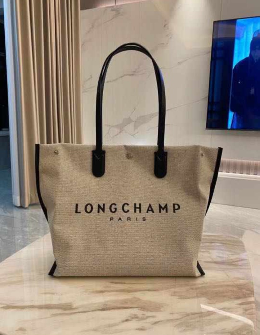 Longchamp canvas tote bag cheap