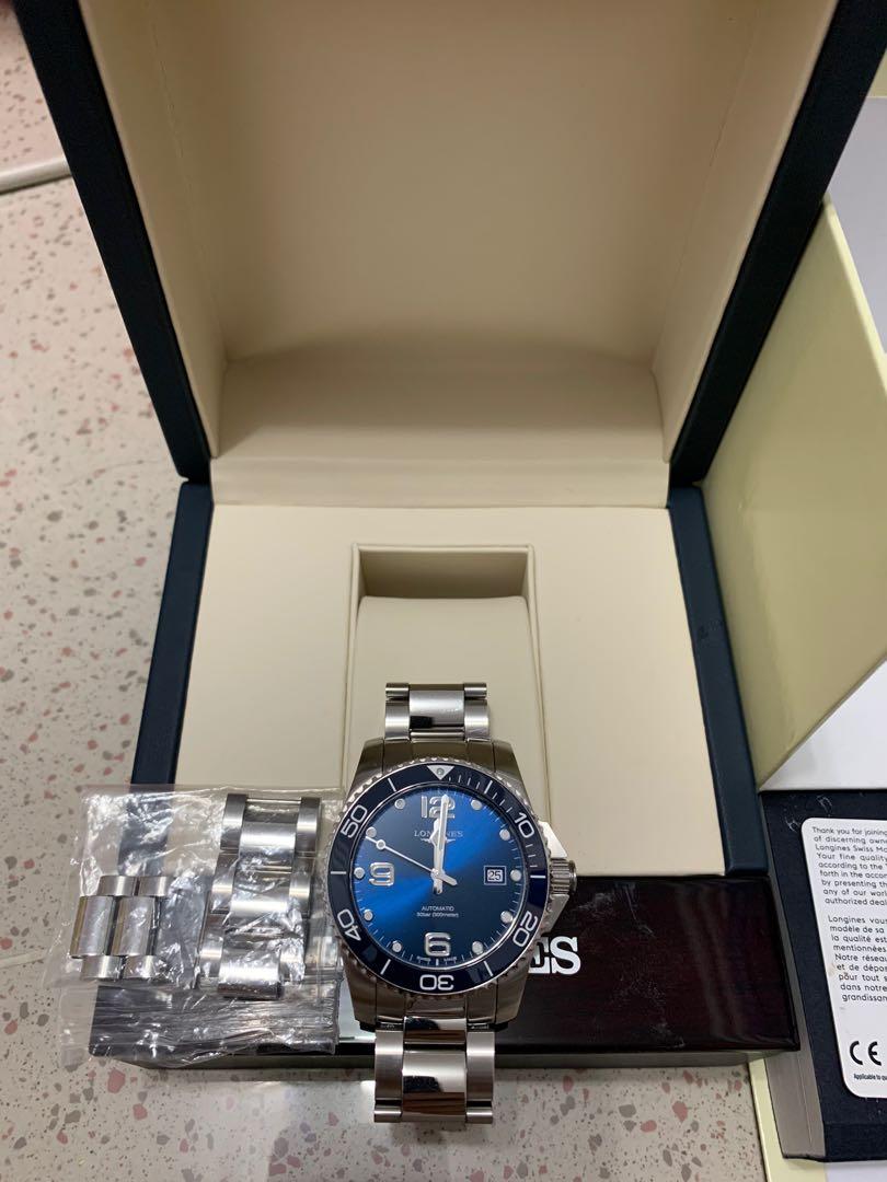 Longines hydroconquest 41mm blue 
