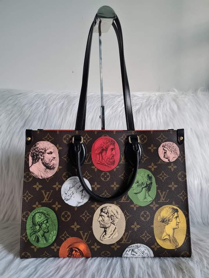 NEW IN BOX Louis Vuitton DAUPHINE MM Ltd. Ed. CAMEO FORNASETTI Handbag, 2  Straps