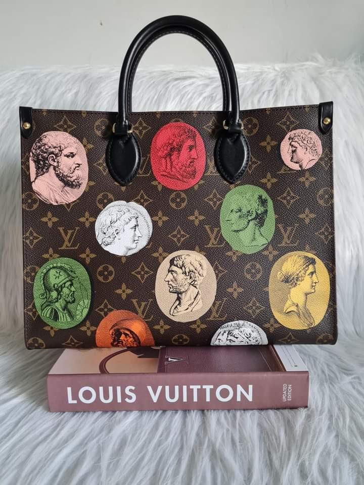 Louis Vuitton On The Go Fornasetti Capsule Collection (M59264) MM Size,  with Dust Cover