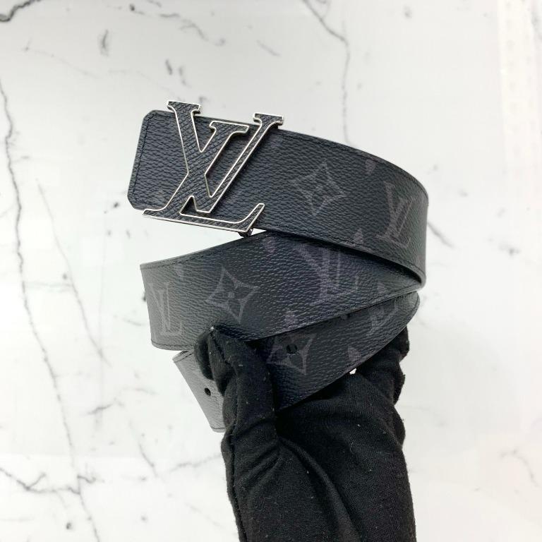 SOLD** NEW - LV Monogram Eclipse Initiales 35mm Reversible Belt, Luxury,  Accessories on Carousell
