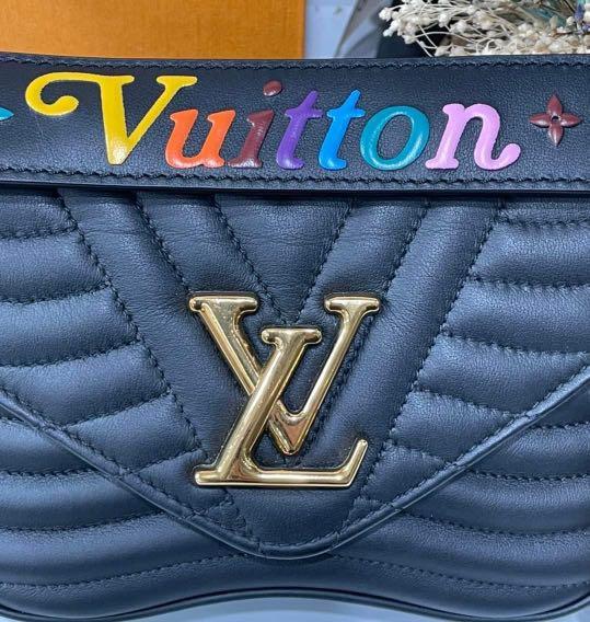 New wave leather handbag Louis Vuitton Black in Leather - 31333438