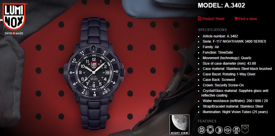 Luminox 3402 clearance