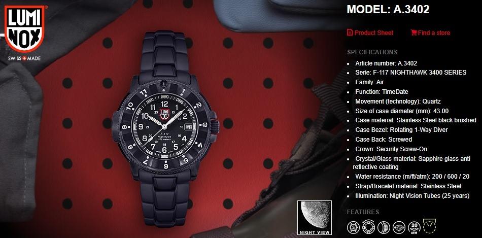 Luminox 3402 hotsell