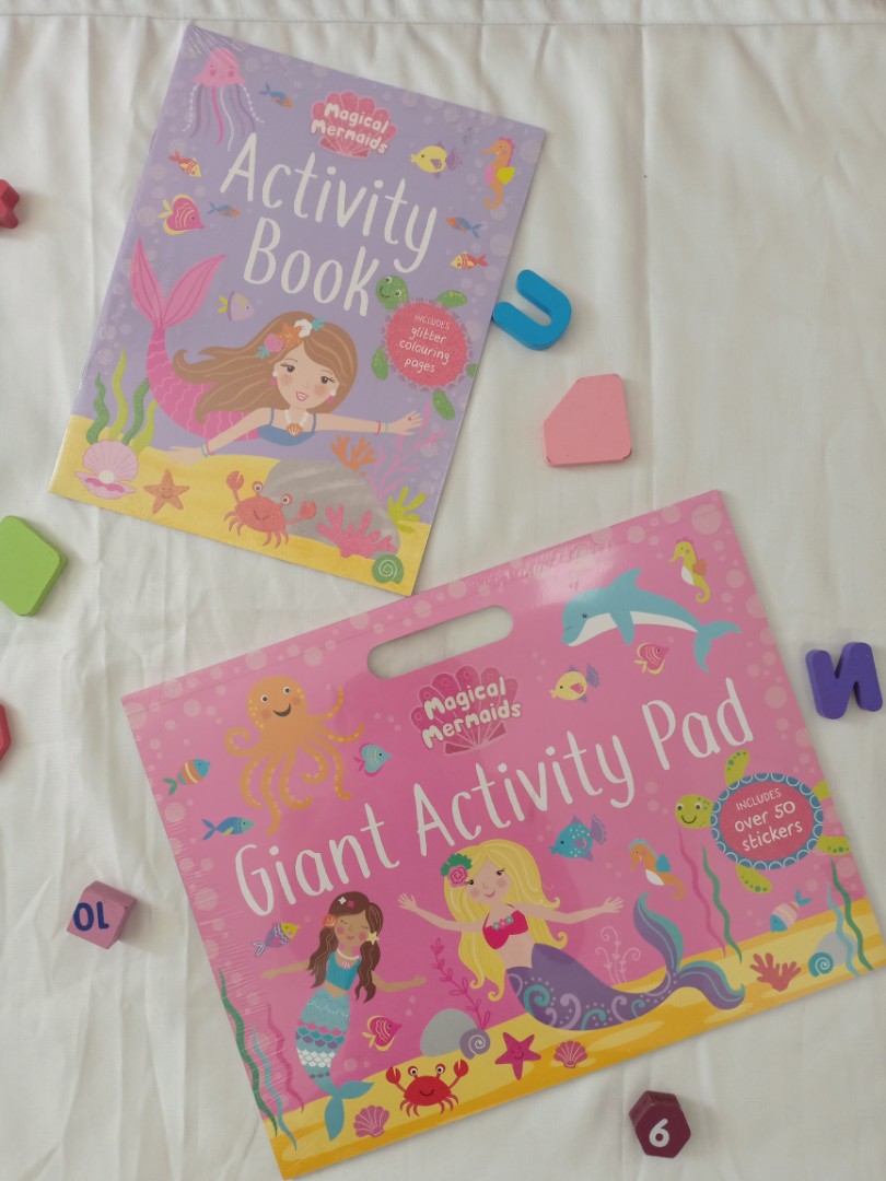 Magical Mermaid Activity Book and Magical Mermaid Giant Activity Book